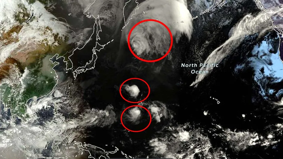 Pacific Ocean’s Stormy Triple Threat: Three Systems Roar at Once After Five Years 6ac60c4164a8f western pacific ocean three storms 070920306 16x9